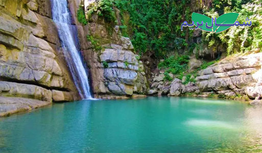 آبشار شیرآباد در پارک جنگلی 